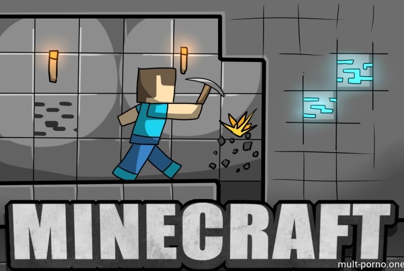 Зомби выебал и накачал спермой малышку из Minecraft (+порно комикс)