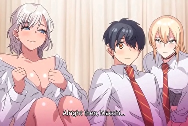 Хоть ему и 19 лет, но секса не было ни разу, а теперь сразу 2 студентки на члене