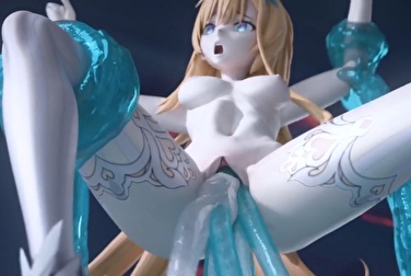 Так и не получилось посчитать, сколько тентаклей в неё накончали